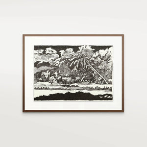 Landscape at Night (2026),Original Artwork - Andrew Kayser Editions