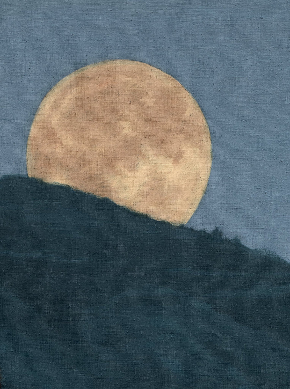 Moonlight 2025 — detail of archival pigment print on 308gsm Hahnemühle Photo Rag by Andrew Kayser
