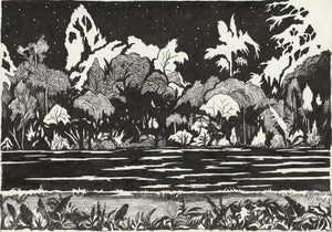 Landscape at Night II (2026),Original Artwork - Andrew Kayser Editions